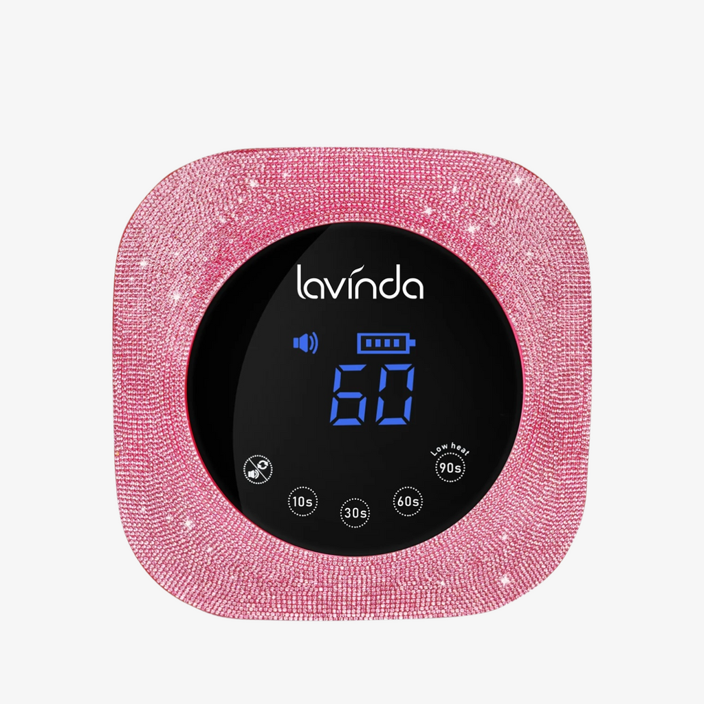 Crown™ Nail Lamp - Pink Diamond - 54W Rechargeable UV/LED
