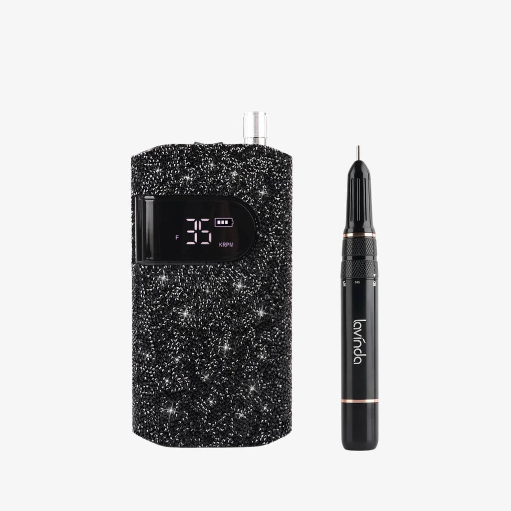 Wand™ Nail Drill - Black Diamond - 35,000 RPM Rechargeable